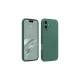 Apple iPhone 16 Kılıf First Silikon - Koyu Yeşil