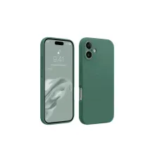Apple iPhone 16 Kılıf First Silikon - Koyu Yeşil