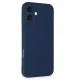 Apple iPhone 16 Plus Kılıf First Silikon - Lacivert