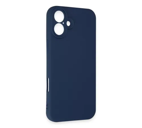 Apple iPhone 16 Plus Kılıf First Silikon - Lacivert