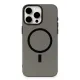 Apple iPhone 15 Pro Kılıf Anka PC Magneticsafe Sert Metal Kapak - Siyah