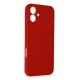 Apple iPhone 16 Plus Kılıf First Silikon - Kırmızı