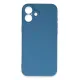 Apple iPhone 16 Plus Kılıf First Silikon - Mavi