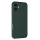 Apple iPhone 16 Plus Kılıf First Silikon - Koyu Yeşil