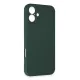 Apple iPhone 16 Plus Kılıf First Silikon - Koyu Yeşil