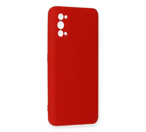 Realme 7 Pro Kılıf Nano içi Kadife Silikon - Kırmızı