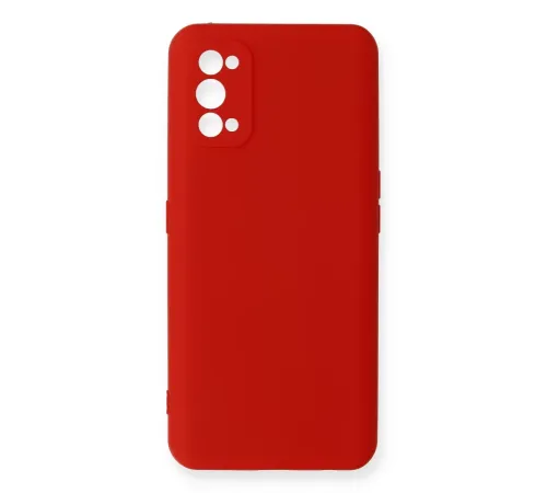 Realme 7 Pro Kılıf Nano içi Kadife Silikon - Kırmızı