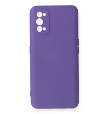 Realme 7 Pro Kılıf Nano içi Kadife Silikon - Mor