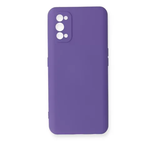 Realme 7 Pro Kılıf Nano içi Kadife Silikon - Mor