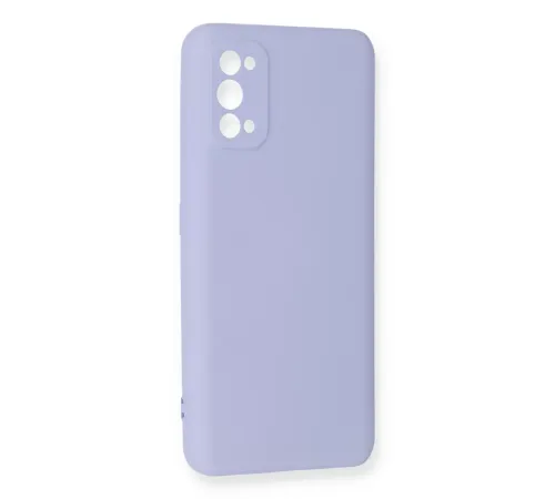 Realme 7 Pro Kılıf Nano içi Kadife Silikon - Lila