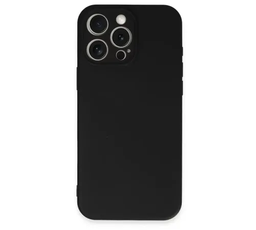Apple iPhone 16 Pro Kılıf First Silikon - Siyah