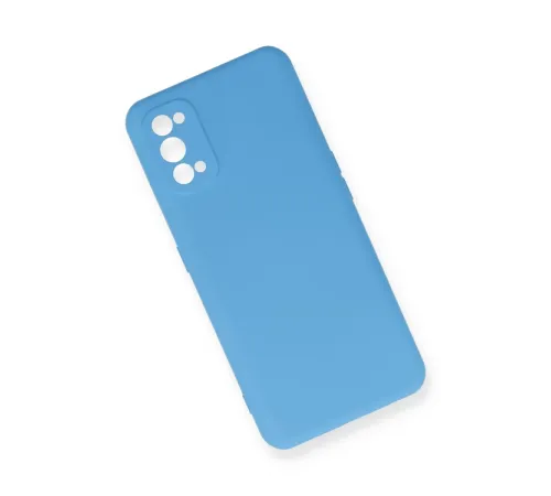 Realme 7 Pro Kılıf Nano içi Kadife Silikon - Mavi