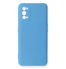 Realme 7 Pro Kılıf Nano içi Kadife Silikon - Mavi
