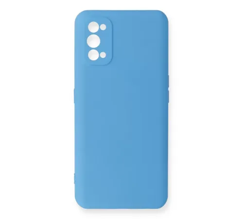 Realme 7 Pro Kılıf Nano içi Kadife Silikon - Mavi
