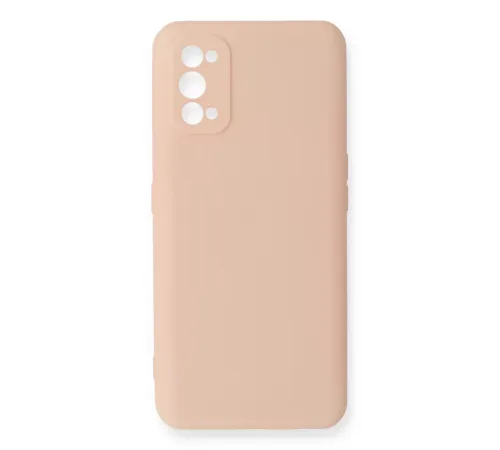 Realme 7 Pro Kılıf Nano içi Kadife Silikon - Pudra