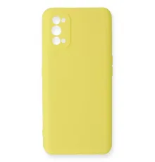 Realme 7 Pro Kılıf Nano içi Kadife Silikon - Sarı