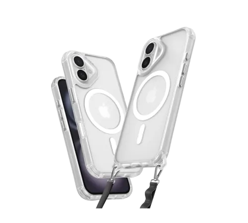 Apple iPhone 16 Kılıf Enka Magsafe Silikon Kılıf - Şeffaf