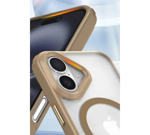 Apple iPhone 16 Plus Kılıf Enka Magsafe Silikon Kılıf - Titan Gri