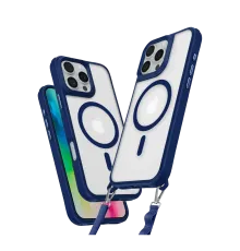 Apple iPhone 16 Pro Kılıf Enka Magsafe Silikon Kılıf - Lacivert