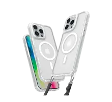 Apple iPhone 16 Pro Kılıf Enka Magsafe Silikon Kılıf - Şeffaf