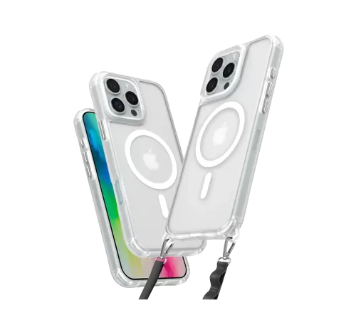 Apple iPhone 16 Pro Kılıf Enka Magsafe Silikon Kılıf - Şeffaf
