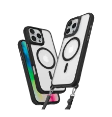 Apple iPhone 16 Pro Max Kılıf Enka Magsafe Silikon Kılıf - Siyah
