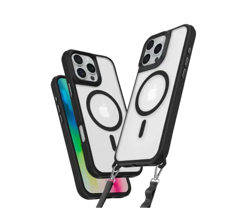 Apple iPhone 16 Pro Max Kılıf Enka Magsafe Silikon Kılıf - Siyah