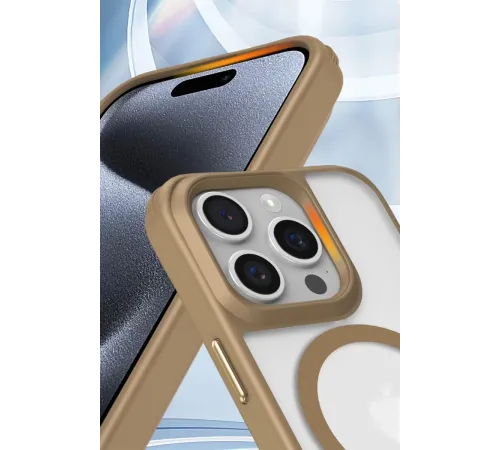 Apple iPhone 16 Pro Max Kılıf Enka Magsafe Silikon Kılıf - Titan Gri