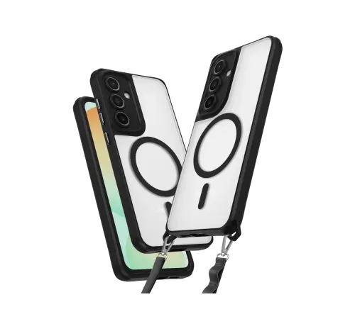 Samsung Galaxy S23 FE Kılıf Enka Magsafe Silikon Kılıf - Siyah