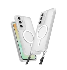Samsung Galaxy S23 FE Kılıf Enka Magsafe Silikon Kılıf - Şeffaf