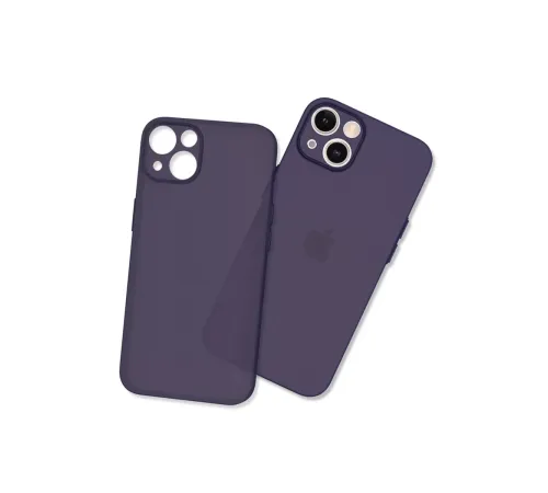 Apple iPhone 14 Plus Kılıf Puma Silikon - Koyu Mor