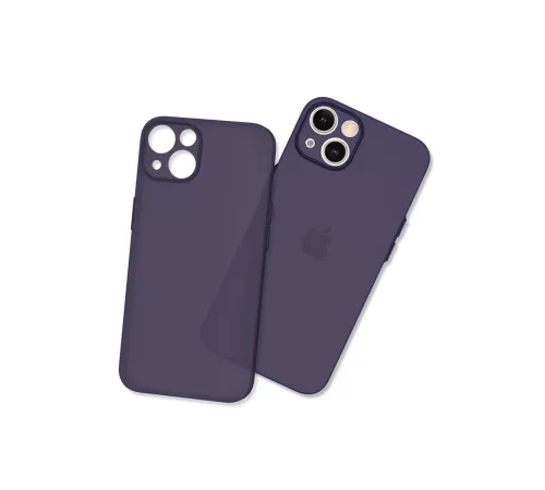 Apple iPhone 14 Plus Kılıf Puma Silikon - Koyu Mor