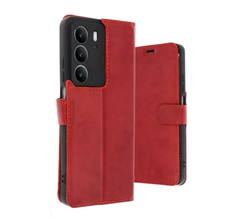 Realme C75 4G Trend S Plus Kapaklı Kılıf - Kırmızı