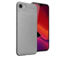 Apple iPhone 16E Kılıf Auto Focus Karbon Kapak - Gri