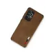 Samsung Galaxy A73 5G Kılıf Loop Deri Silikon - Kahverengi
