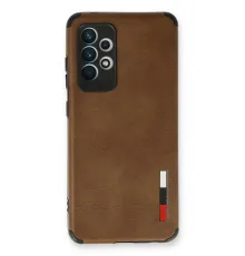 Samsung Galaxy A73 5G Kılıf Loop Deri Silikon - Kahverengi