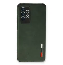 Samsung Galaxy A73 5G Kılıf Loop Deri Silikon - Yeşil