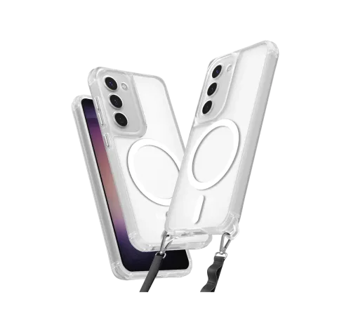 Samsung Galaxy S23 Plus Kılıf Enka Magsafe Silikon Kılıf - Şeffaf