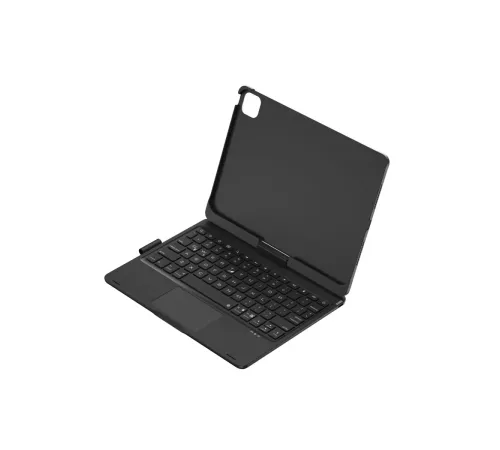 Apple iPad Pro 11 (2024) F11 ATS Kılıf Magic Dönen Klavyeli Tablet Kılıf - Siyah