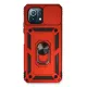 Xiaomi Mİ 11 Lite Kılıf Pars Lens Yüzüklü Silikon - Kırmızı