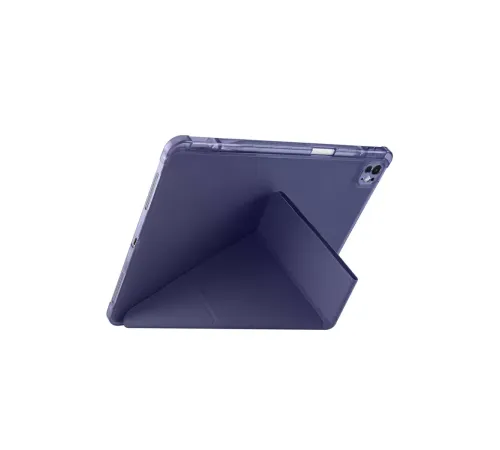 Apple iPad Air 13 (2024) Kılıf Kalemlikli Mars Tablet Kılıfı - Siyah