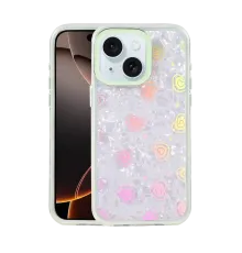 Apple iPhone 14 Lumi Desenli Kapak - Yeşil