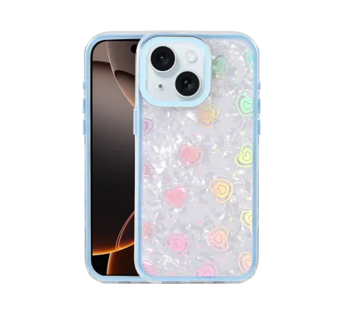 Apple iPhone 14 Lumi Desenli Kapak - Mavi