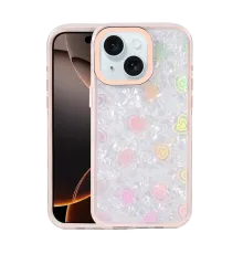 Apple iPhone 14 Lumi Desenli Kapak - Pembe