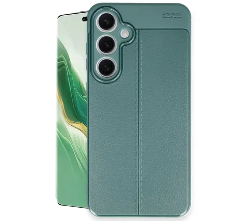 Samsung Galaxy S24 FE Kılıf Auto Focus Kapak - Koyu Yeşil