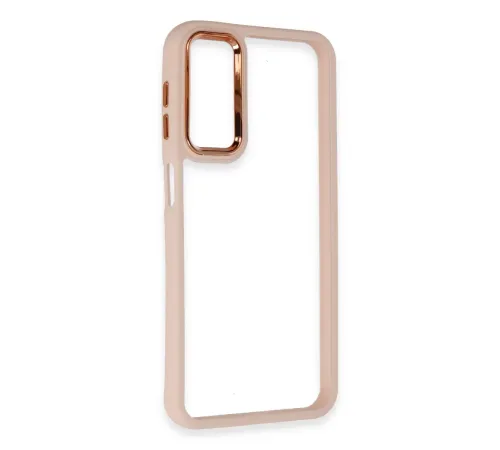 Samsung Galaxy A24 4G Kılıf Dora Kapak - Pudra