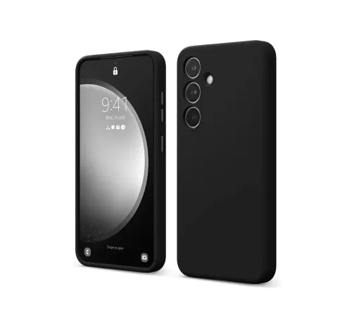 Samsung Galaxy S24 FE Kılıf First Silikon - Siyah