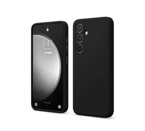 Samsung Galaxy S24 FE Kılıf First Silikon - Siyah