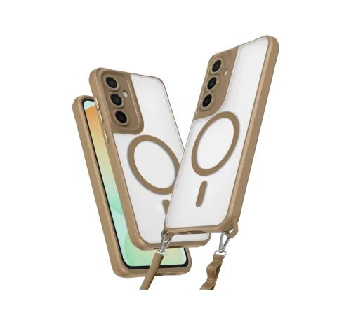 Samsung Galaxy S24 FE Kılıf Enka Magsafe Silikon Kılıf - Desert