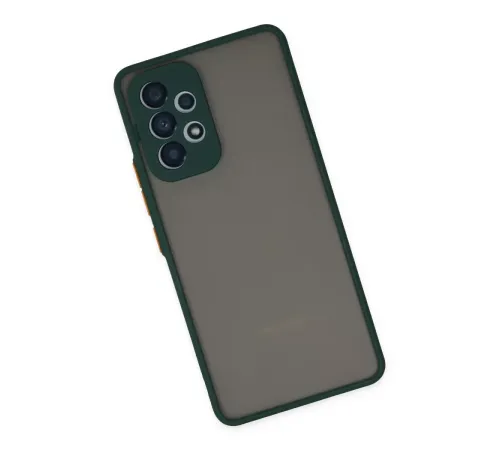Samsung Galaxy A73 5G Kılıf Montreal Silikon Kapak - Yeşil